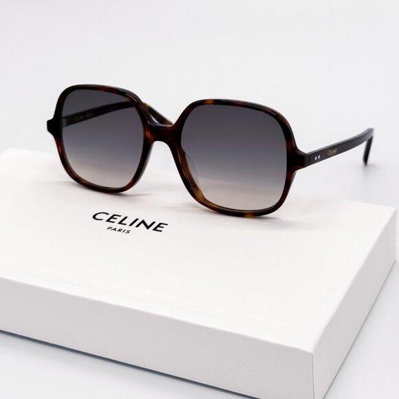 NEW CELINE CL 40244U 52F WOMEN HAVANA SUNGLASSES CELINE CL40244U 52F - Picture 2 of 12